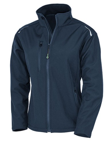 RES-R900F-Womens Recycled 3-Layer Printable Softshell Jacket